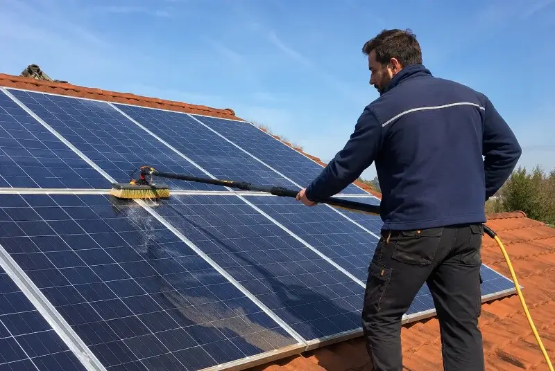 Nettoyage et entretien de panneaux solaires à Péaule