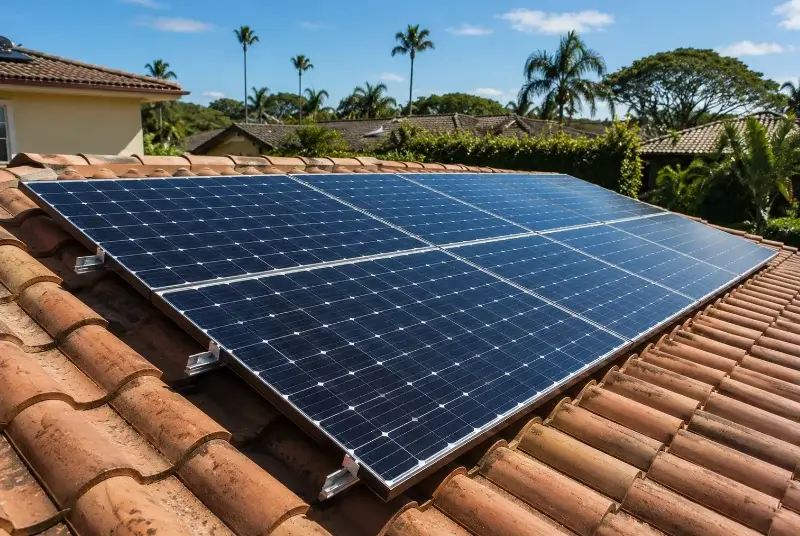 Installation de panneaux solaires à Péaule